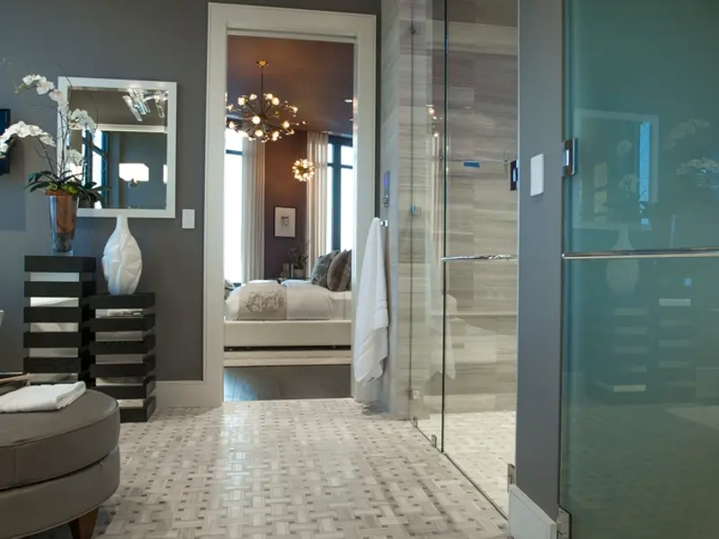Luxury bathroom interior